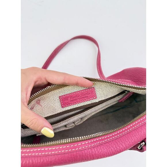 Vintage Dooney & Bourke pink barrel shoulder bag - Picture 9 of 11